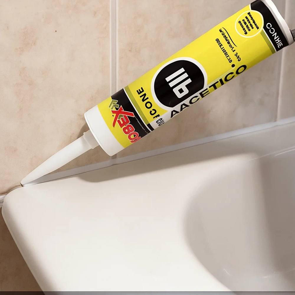 Sigillante siliconico acetico nobex antimuffa per superfici lisce *** colore trasparente, confezione 1