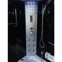 Vasca-doccia idromassaggio angolare 130 x 130 cm - Milan