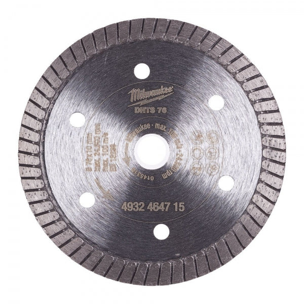 Milwaukee DHTS76 Disco da taglio diamantato