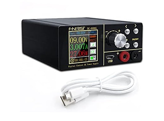 Mini Alimentatore da Banco DC Regolabile 60V 6A 80W Convertitore Buck con Voltmetro e Cavo USB in Dotazione - Ex Demo