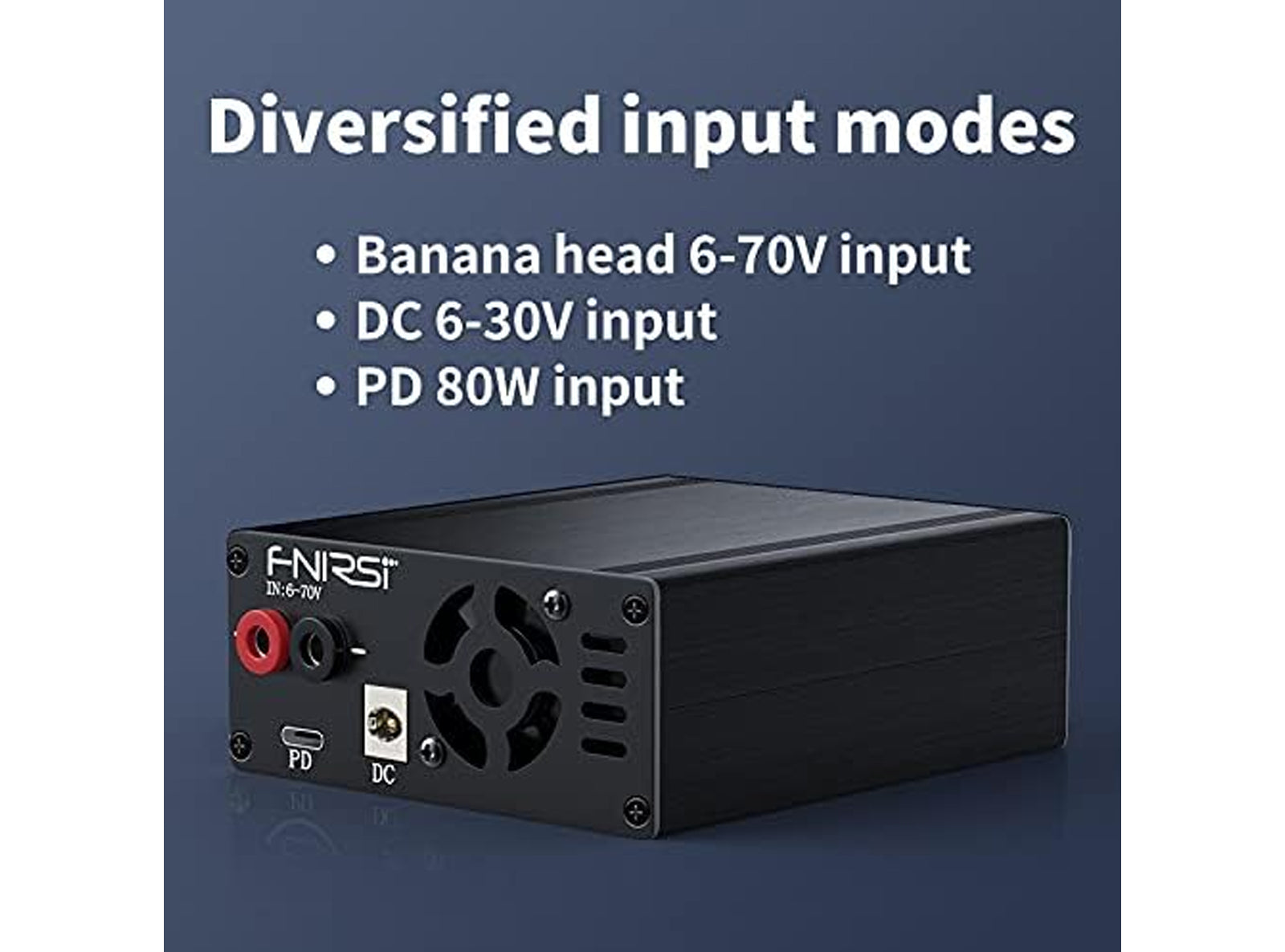 Mini Alimentatore da Banco DC Regolabile 60V 6A 80W Convertitore Buck con Voltmetro e Cavo USB in Dotazione - Ex Demo