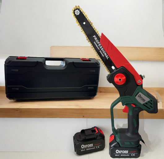 Mini Elettrosega Motosega a doppia batteria 8'' Taglia Rami 88vF 8000mAH CH0602