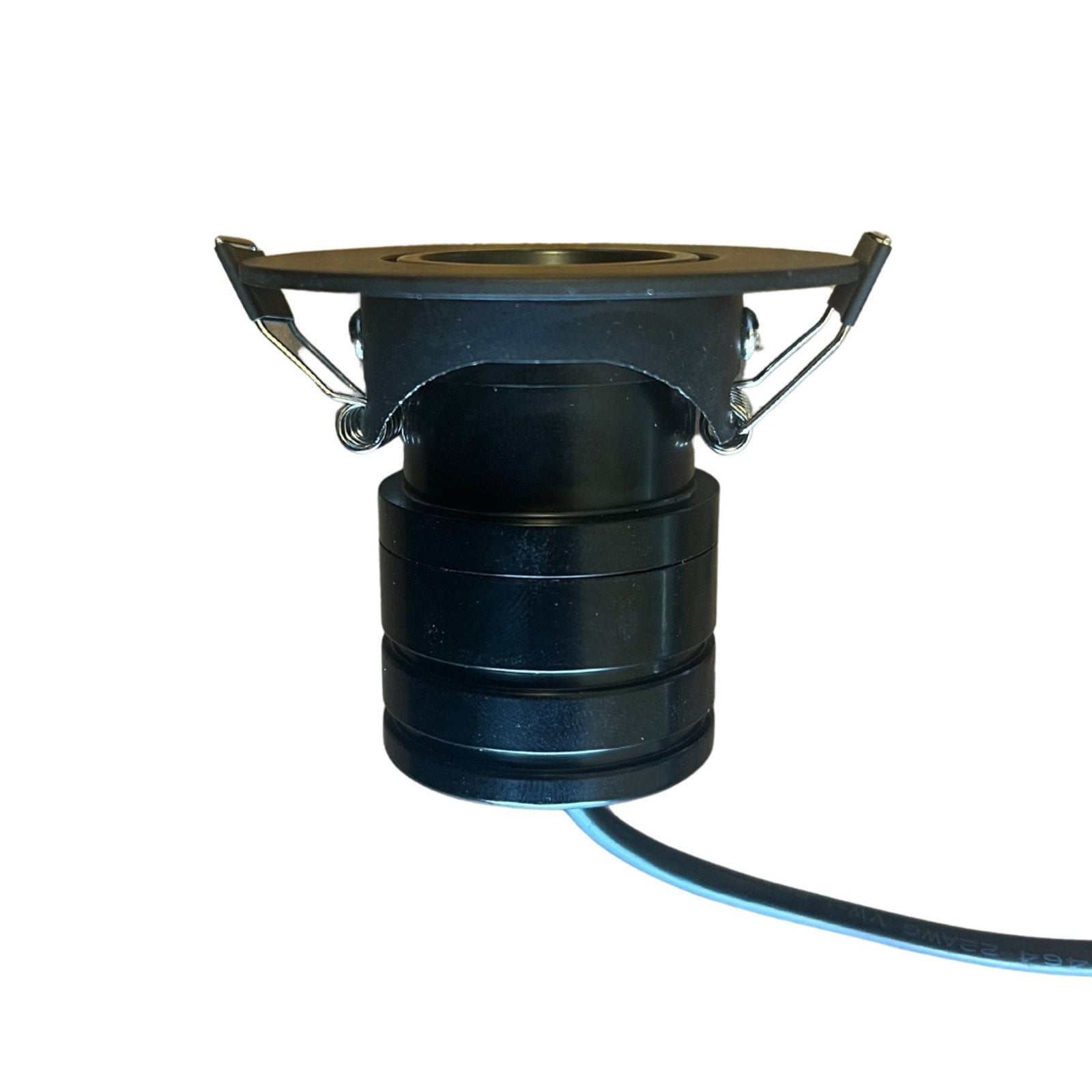 Mini Faretto Led Da Incasso Rotondo, Carcassa Nera 3000K, 5W 360LM 220V, Ø60*53mm, Foro 45mm, Angolo 24° IP20