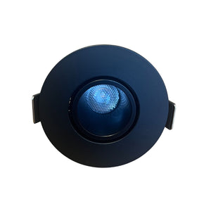 Mini Faretto Led Da Incasso Rotondo, Carcassa Nera 4000K, 5W 360LM 220V, Ø60*53mm, Foro 45mm, Angolo 24° IP20