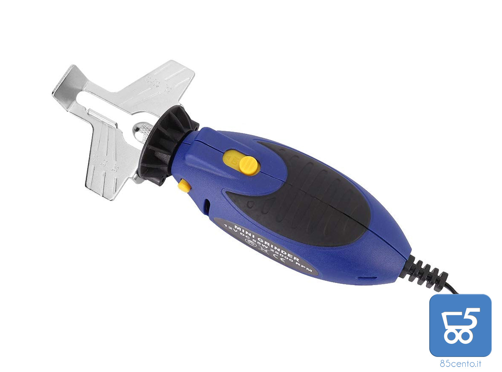 Mini Grinder Temperino Affilatrice Portatile per Motosega 12v 55W 2500 RPM