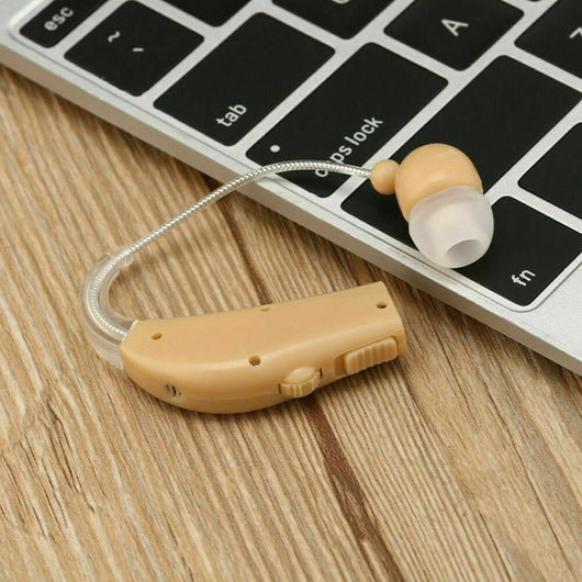 Mini apparecchio acustico ricaricabile amplificatore suoni udito orecchio 1088F