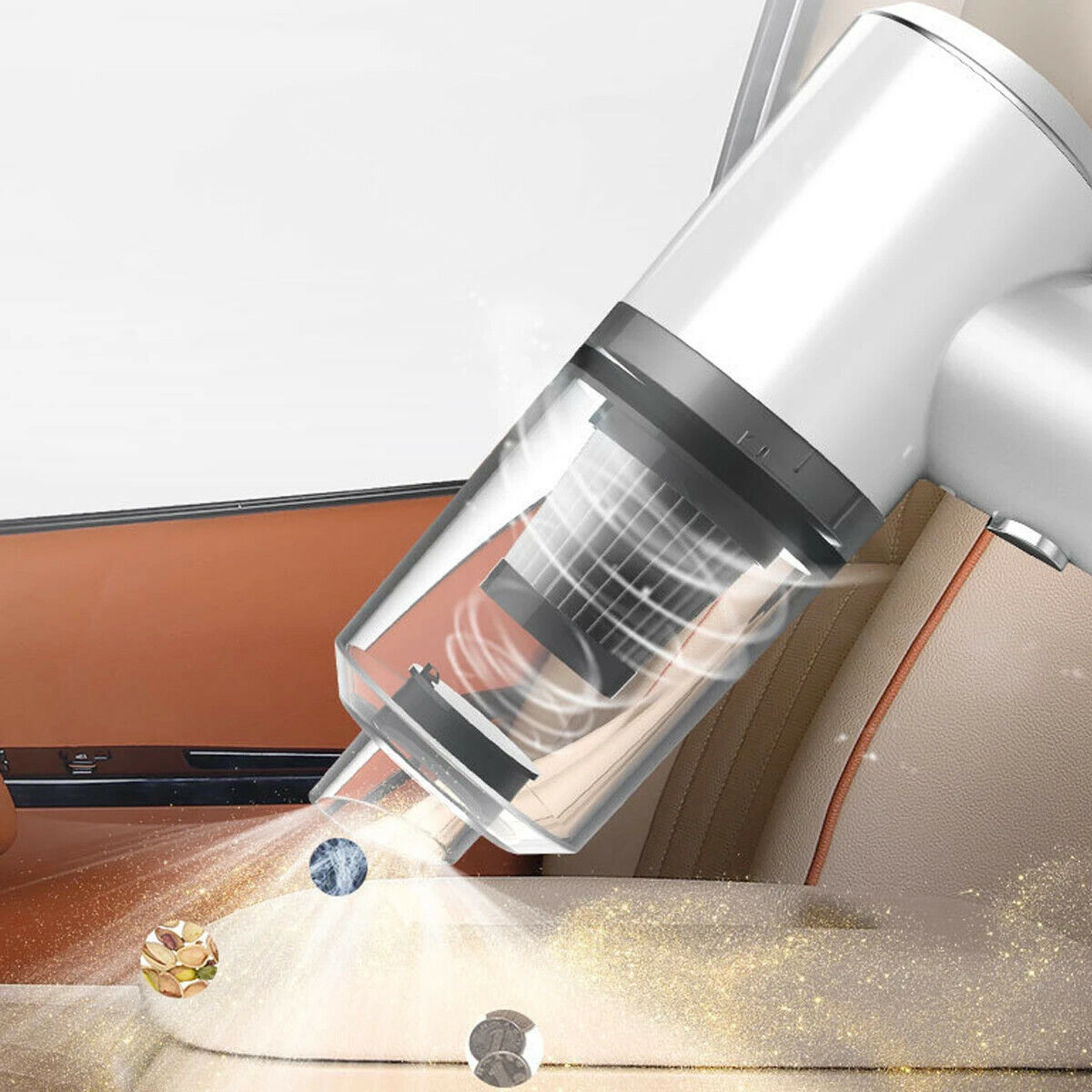 Mini aspirapolvere portatile ricaricabile per auto casa 120W