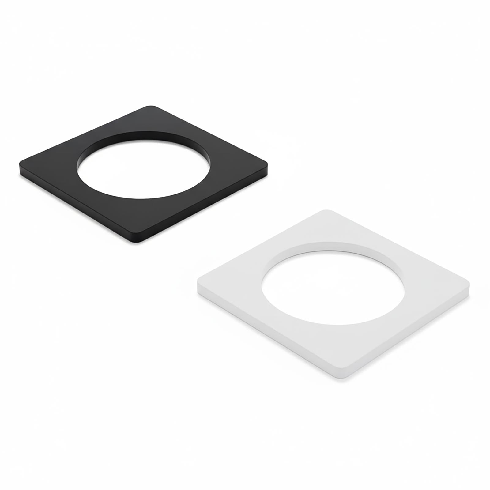 Mini faretto incasso moderno LED 3W CCT cornice intercambiabile bianco nero luce mensole mobili ripiani cappa vetrine 230V QUADRATO