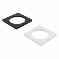 Mini faretto incasso moderno LED 3W CCT cornice intercambiabile bianco nero luce mensole mobili ripiani cappa vetrine 230V QUADRATO