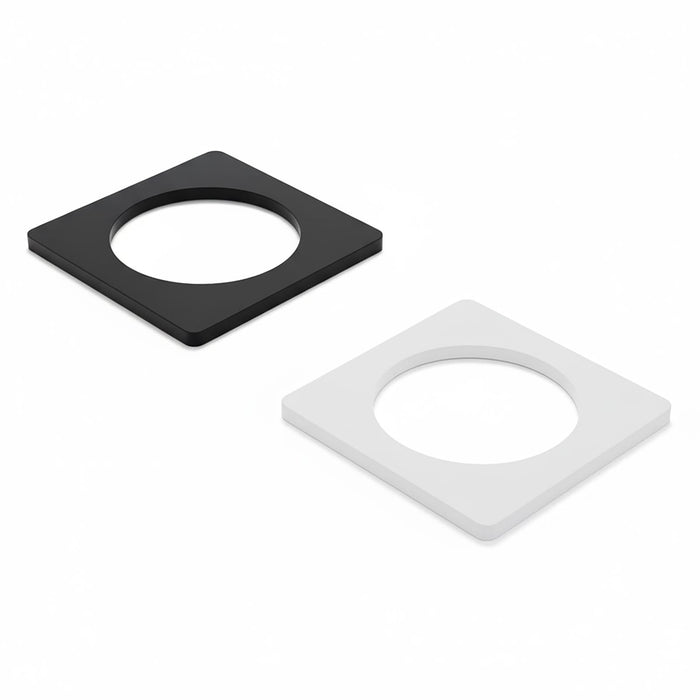 Mini faretto incasso moderno LED 3W CCT cornice intercambiabile bianco nero luce mensole mobili ripiani cappa vetrine 230V QUADRATO