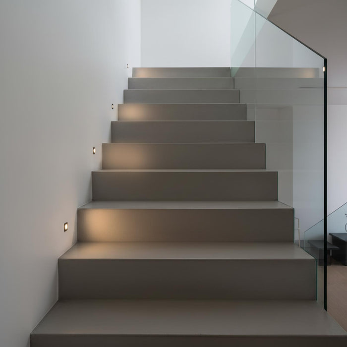 Mini faretto incasso moderno LED 3W CCT cornice intercambiabile bianco nero luce mensole mobili ripiani cappa vetrine 230V QUADRATO