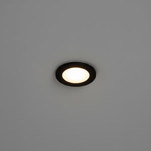 Mini faretto incasso moderno LED 3W CCT cornice intercambiabile bianco nero luce mensole mobili ripiani cappa vetrine 230V TONDO