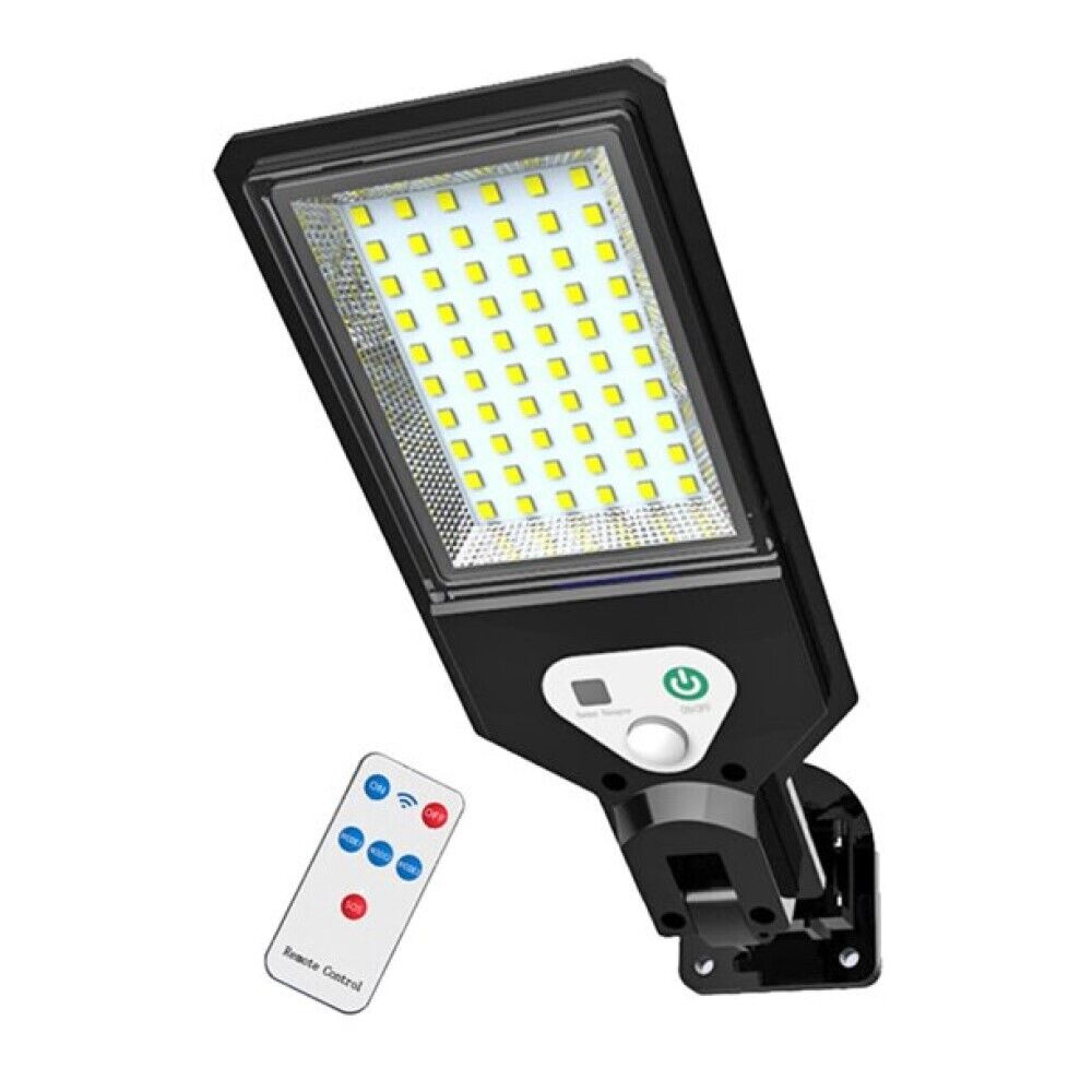 Mini lampione faretto solare sensore di movimento telecomando 60 LED SMD HS-V93