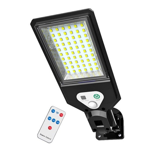 Mini lampione faretto solare sensore di movimento telecomando 60 LED SMD HS-V93