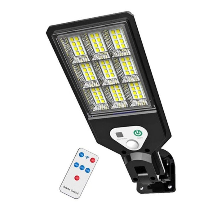 Mini lampione faretto solare sensore di movimento telecomando 72 LED SMD HS-V93