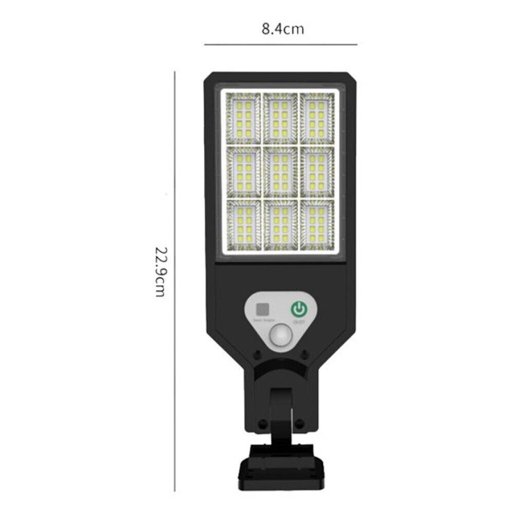Mini lampione faretto solare sensore di movimento telecomando 72 LED SMD HS-V93