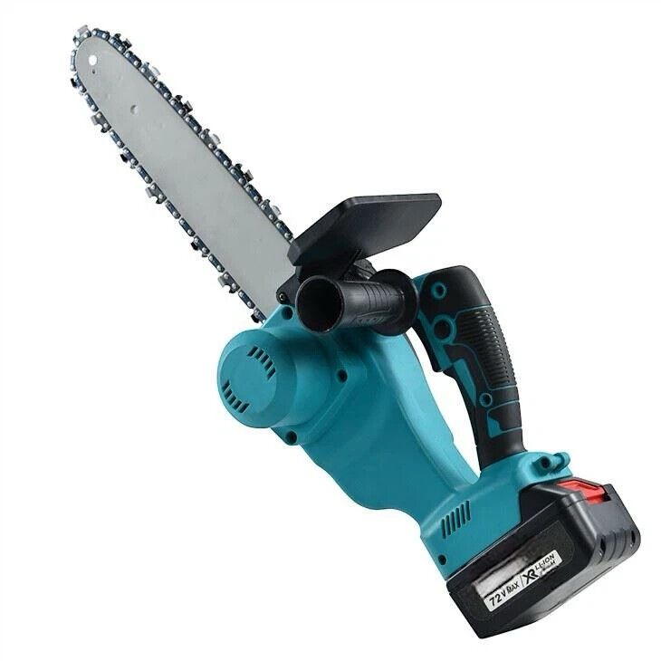 Mini motosega a 2 batteria 72V 4.0AH Elettrosega tagliarami 12'' Pollici MLS0038