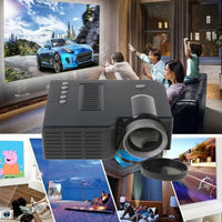 Mini proiettore portatile videoproiettore LCD 50 lumens 1080P AV SD USB AB-R19