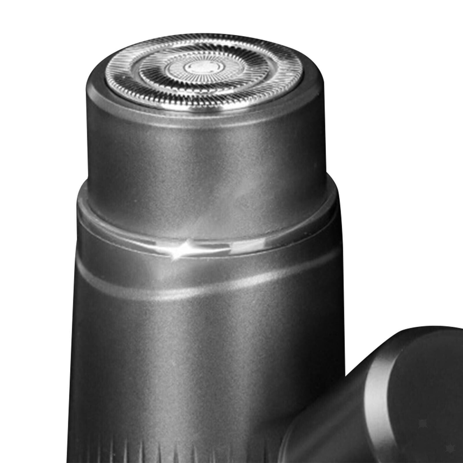 Mini rasoio ricaricabile a testina rotante da viaggio barba uomo