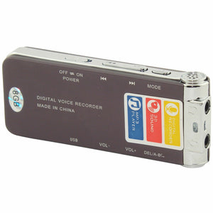 Mini registratore vocale audio spy spia recorder 8G Spia Ambientale USB 89145