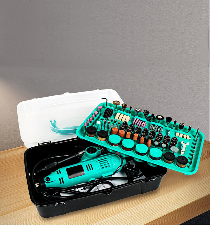 Mini trapano smerigliatrice 130w 388 accessori lucida leviga tipo Dremel Drimmel