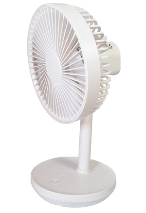 Mini ventilatore da tavolo ricaricabile 3 velocità oscillante portatile HR2206