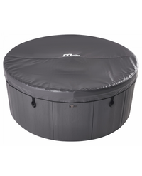 Minipiscina Idromassaggio Tonda 182cm Riscaldatore, Led Mspa Denver Plus