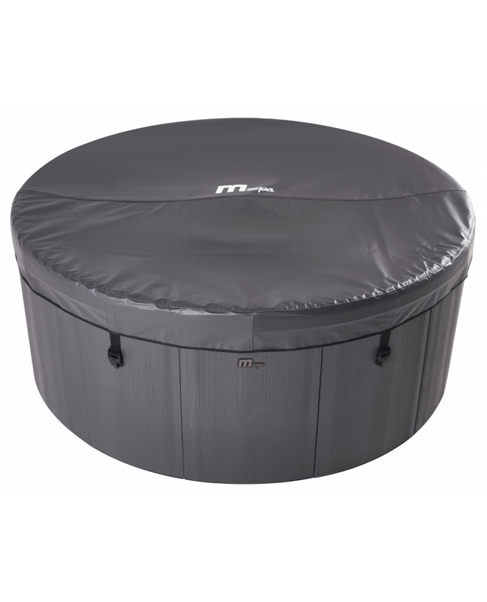 Minipiscina Idromassaggio Tonda 182cm Riscaldatore, Led Mspa Denver Plus