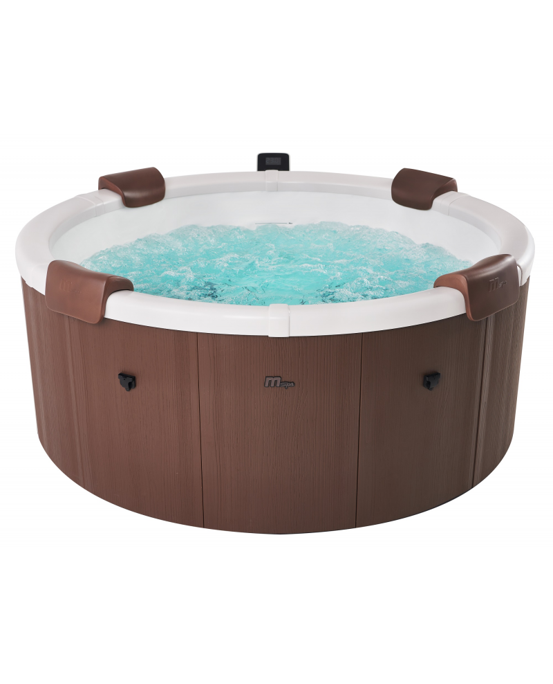 Minipiscina Idromassaggio Tonda 182cm Riscaldatore, Led Mspa Rova Plus