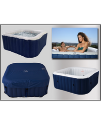 Minipiscina SPA idromassaggio gonfiabile da esterno o interno 158cm accessoriata Sicorage Paketo