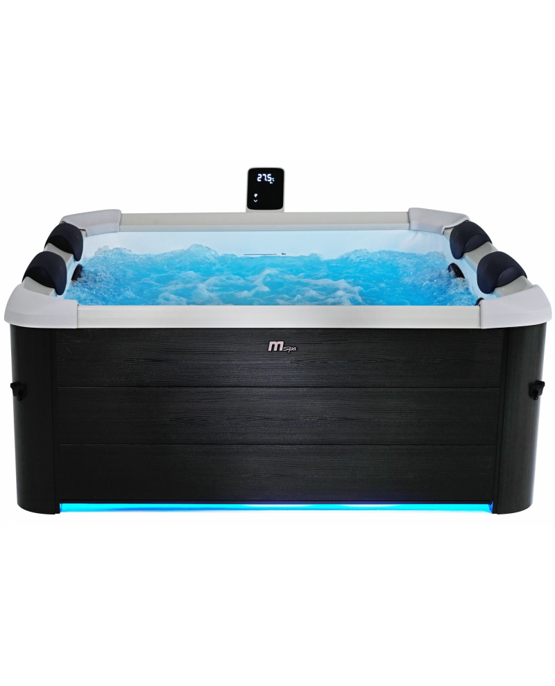 Minipiscina idromassaggio rigida da esterno, 6-8 sedute 180x180cm wi-fi smart Mspa Oslo Plus