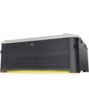 Minipiscina idromassaggio rigida da esterno, 6-8 sedute 180x180cm wi-fi smart Mspa Oslo Plus