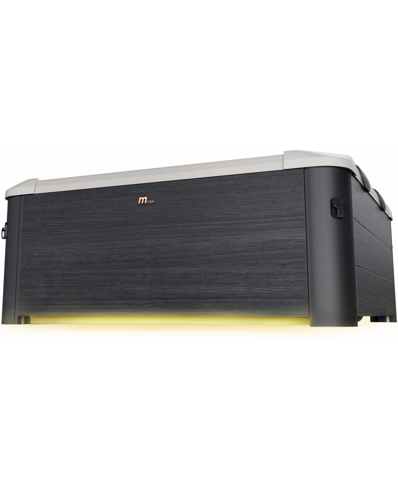 Minipiscina idromassaggio rigida da esterno, 6-8 sedute 180x180cm wi-fi smart Mspa Oslo Plus