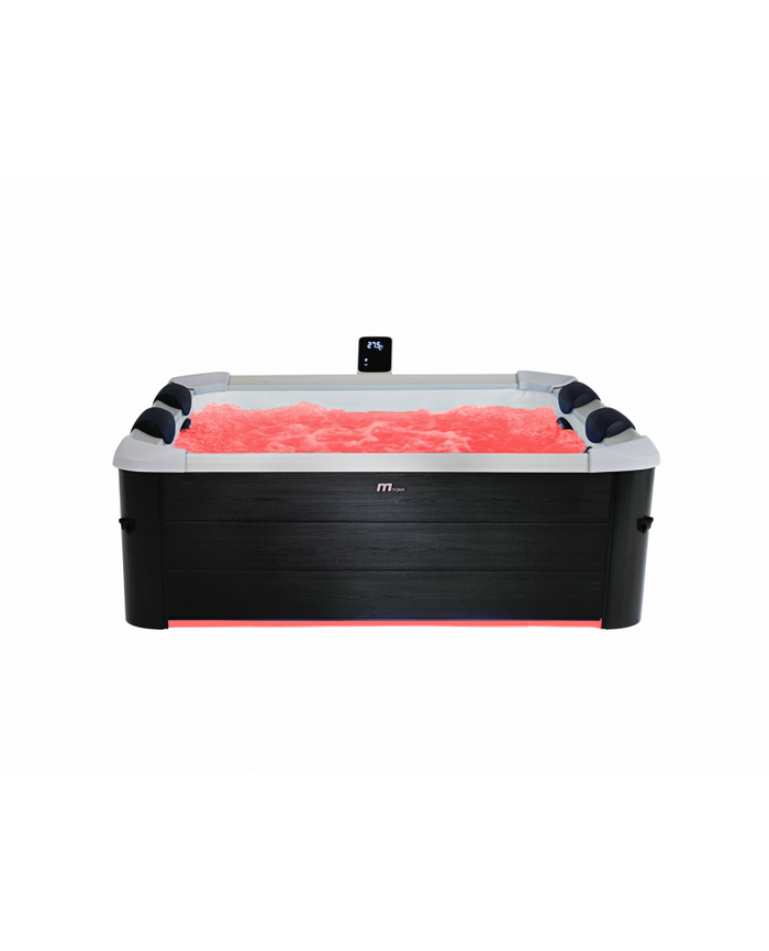 Minipiscina idromassaggio rigida da esterno, 6-8 sedute 180x180cm wi-fi smart Mspa Oslo Plus