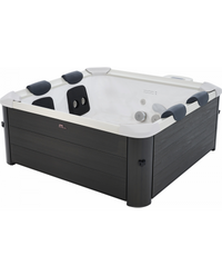 Minipiscina idromassaggio rigida da esterno, 6-8 sedute 180x180cm wi-fi smart Mspa Oslo Plus Aero