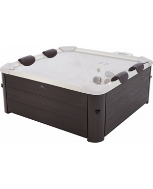 Minipiscina idromassaggio rigida da esterno, 6 sedute rettangolare 160x160x65cm Mspa Tribeca