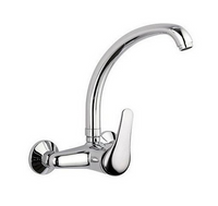 Miscelatore Rubinetto A Parete Monocomando Cucina Lavabo a canna alta 69411