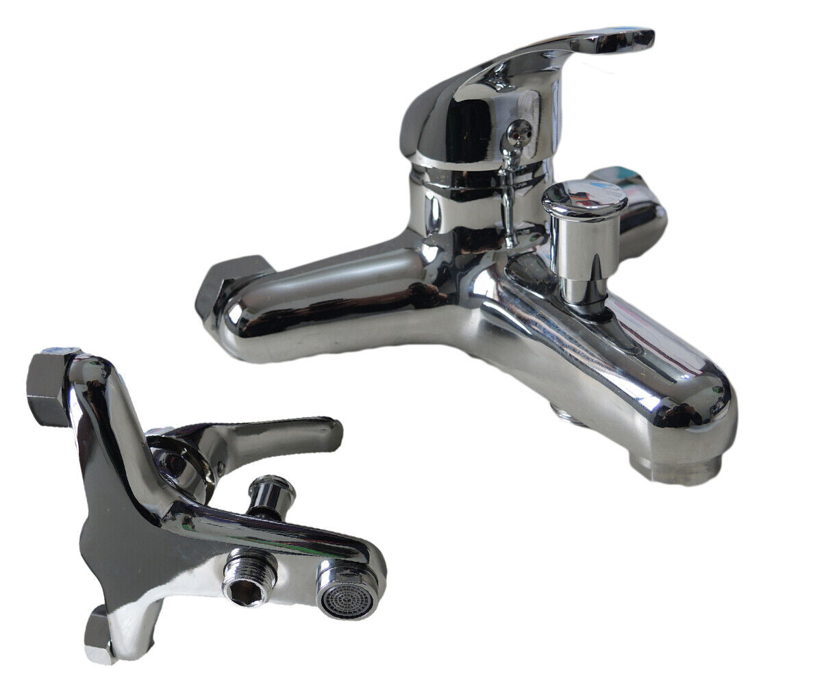 Miscelatore Rubinetto Monocomando Vasca Da Bagno Per Parete Attacco Doccia 52928