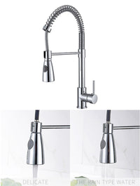 Miscelatore cucina rubinetto con doccetta canna alta isola cucina 87464