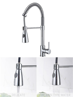 Miscelatore cucina rubinetto con doccetta canna alta isola cucina 87464