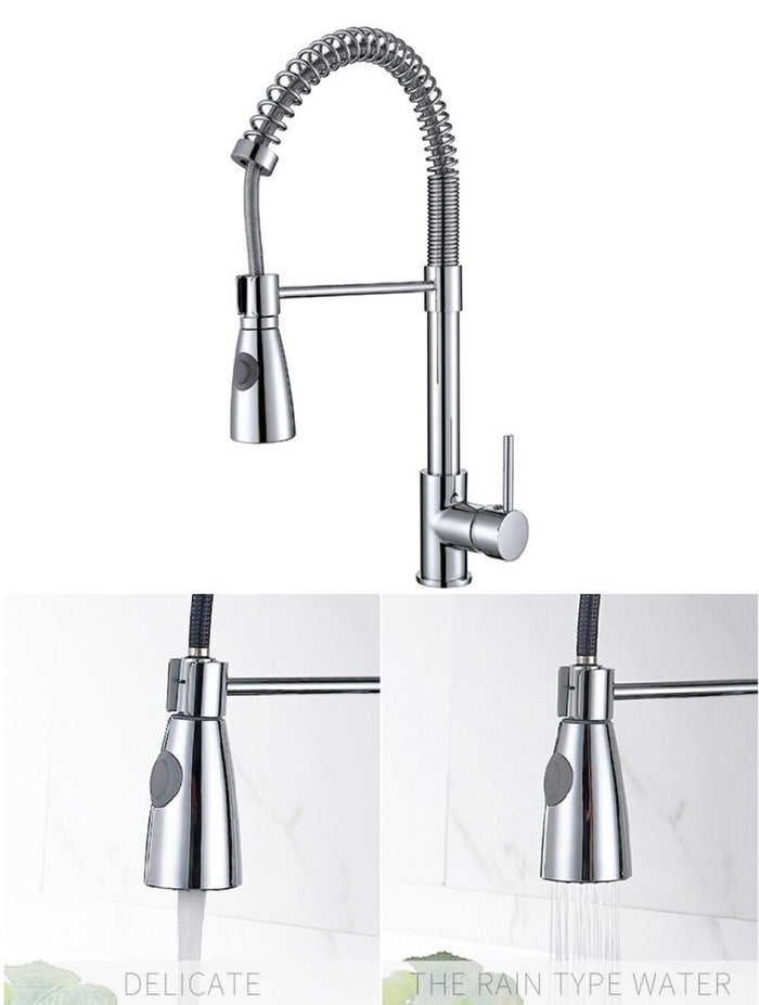 Miscelatore cucina rubinetto con doccetta canna alta isola cucina 87464