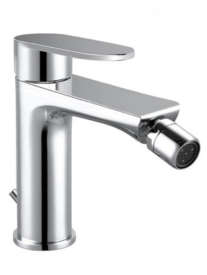 Miscelatore monocomando bidet, monoforo, scarico click-clack, cromo Keller Taps Sky