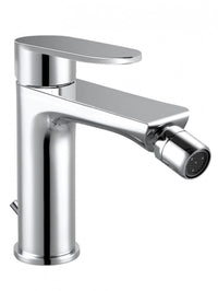 Miscelatore monocomando bidet, monoforo, scarico click-clack, cromo Keller Taps Sky