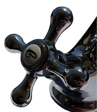 Miscelatore rubinetto cromato lavello cucina bagno lavabo con piletta 52344A