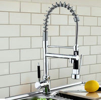 Miscelatore rubinetto cucina acciaio inox monocomando con doccetta lavello 59286