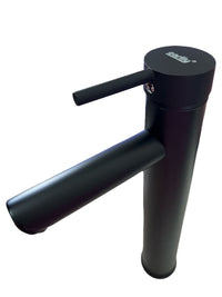 Miscelatore rubinetto lavabo bagno nero + piletta click clack RAY 87393