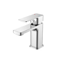 Miscelatore rubinetto lavabo lavello bagno ottone cromato + piletta SHAPE 87114