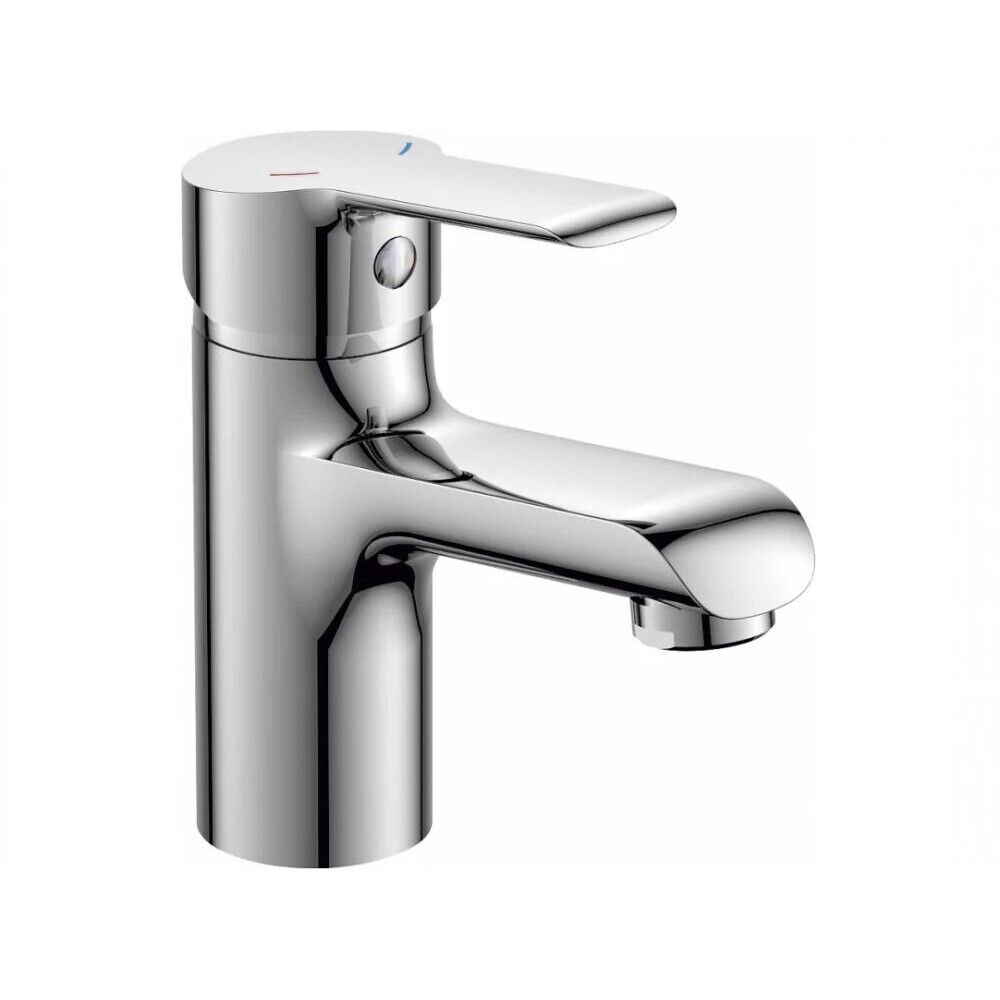 Miscelatore rubinetto lavabo lavello bagno ottone cromato + piletta ROLL 87105