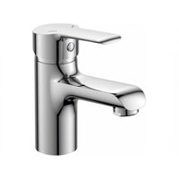 Miscelatore rubinetto lavabo lavello bagno ottone cromato + piletta ROLL 87105