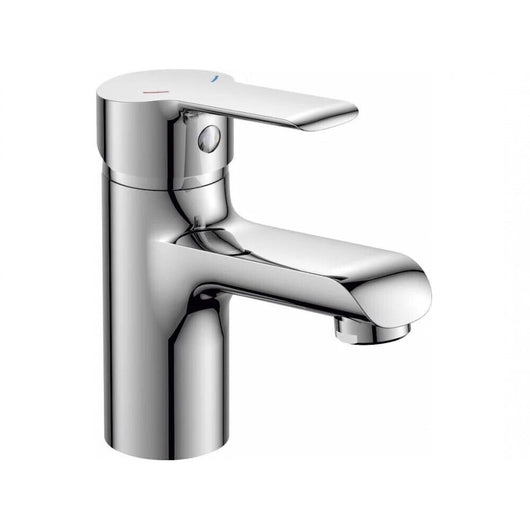 Miscelatore rubinetto lavabo lavello bagno ottone cromato + piletta ROLL 87105